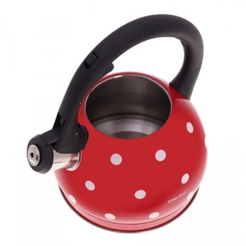 Czajnik tradycyjny emaliowany 2l w kropki Kinghoff