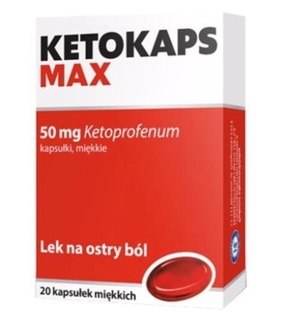 Hasco-Lek Ketokaps 20 kapsułek S.N. 010624 d.w. 31,05,2027 r.