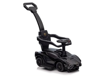Lamborghini QLS-996T Black Ride-On с коляской