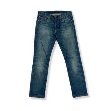 Levis Spodnie Jeansy Męskie Unikat Klasyk Logo 511 W32 L32