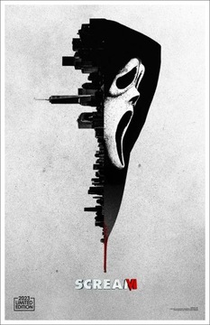 Plakat na płótnie Pop Horror Film krzyk 6 plakat e
