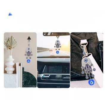 Украшение амулета назар с голубыми глазами для настенного искусства ресторана с рукой хамса