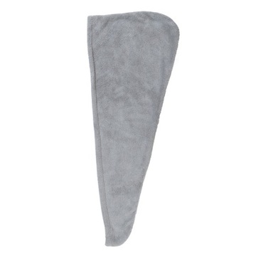 Полотенце-тюрбан для волос 65x25 Микрофибра Аки Серый