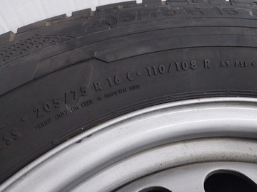 KOLA K1825 MERCEDES SPRINTER 205/75R16 C 5,5JX16 LETNÍ OCELOVÉ