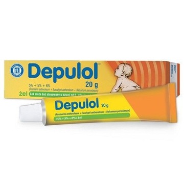 Depulol, żel dla dzieci od 6 miesiąca, 20g