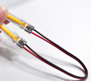 Разъем 14 см для светодиодных лент COB Соединительный зажим 8 мм быстрый монтаж, двусторонний