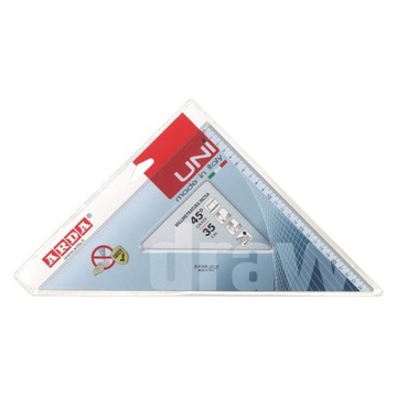 Ekierka ARDA Uni 45° - 35 cm