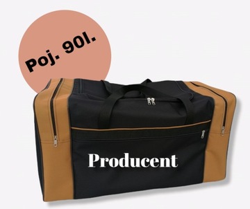 Duża torba Podróżna Turystyczna poj.90l.-XXL Producentpl
