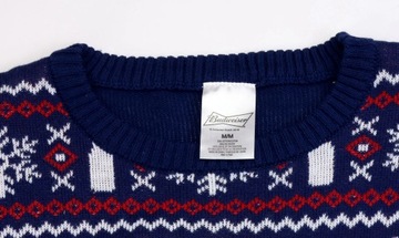 Sweter męski bluza $60 Buweiser Beer Piwo Skarpeta świąteczna Kieszeń Haft