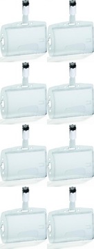 Etui na kartę identyfikator z klipem 85-54mm x8