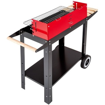 ПОРТАТИВНЫЙ УГОЛЬНЫЙ САДОВЫЙ ГРИЛЬ НА КОЛЕСАХ