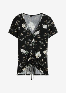 БЛУЗКА С ЦВЕТОЧНОЙ РЕЗИНКОЙ__48/50