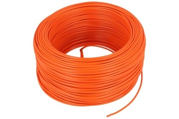 Przewód linka kabel jednożyłowy LGY 1 1mm 1mm2 pomarańczowy 1x1 1m