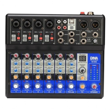 Mikser Audio Analogowy DNA MC08X