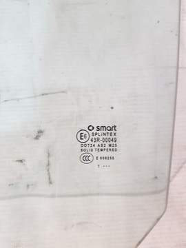 SKLO (OKNO) DVEŘE LEVÝ SMART FOURTWO II 451 EUR ORIG.
