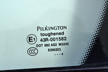 JAGUAR S-TYPE X200 2.7 D 2004 RHD ZADNÍ LEVÉ DVEŘE SKLO (OKNO)