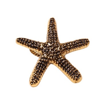 Настольные кольца для салфеток, украшение, держатель для колец для салфеток, украшение из сплава с морской звездой