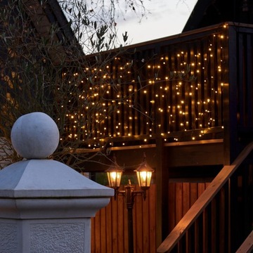 Светильник уличный каскадный холодный белый 200см 480LED