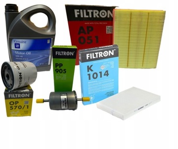 ZESTAW FILTRÓW FILTRON OPEL ASTRA ZAFIRA + OLEJGM