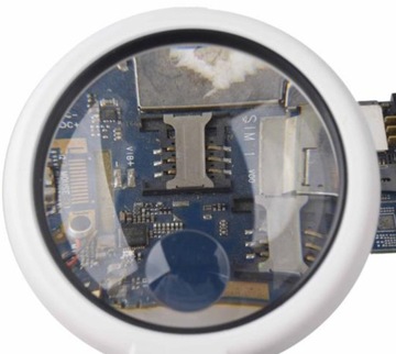 DUŻA SKŁADANA RĘCZNA STOJĄCA LUPA LED USB SZKŁO POWIĘKSZAJĄCE 5X 11X