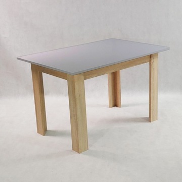 Современный столовый комплект 120 GS с 6 серыми стульями Nice