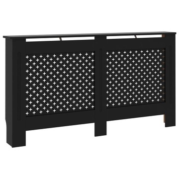 OSŁONA KALORYFER GRZEJNIK MASKOWNICA ZABUDOWA CZARNY 152 CM