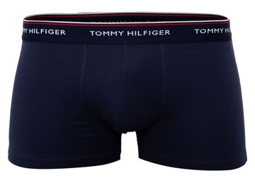 BOKSERKI MĘSKIE TOMMY HILFIGER GRANAT 3szt r. XL