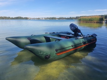 ПОНТОННАЯ ЛОДКА КАТАМАРАН КОЛИБРИ КМ-380СМ ТОКАРЕКС