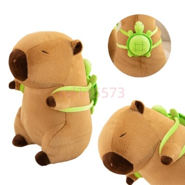 CAPYBARA KAWAII KAPIBARA FUTRZANE MAŁE ZWIERZĘTA ~25CM MASKOTKA~1SZT