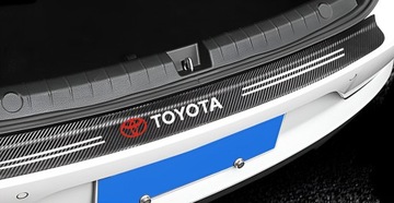 NAKLEJKA NAKŁADKA OCHRONNA FOLIA LAMINAT NA ZDERZAK BAGAŻNIK 90CM TOYOTA