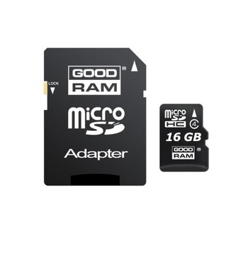 КАРТА ПАМЯТИ 16 ГБ microSDHC GOODRAM CL10 UHS 1