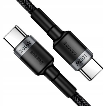 Baseus Strong Cable Type-C USB-C QC 3.0 PD 100W 2M быстрая зарядка