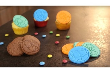 Плашки с печатью в форме сердца DELICIA 3 шт TESCOMA