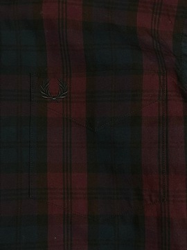 Fred Perry Koszula Męska Ideał Logo Unikat Krata M