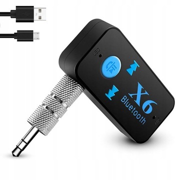 Bezprzewodowy odbiornik audio Bluetooth v 4.1 + EDR + A2DP adapter AUX