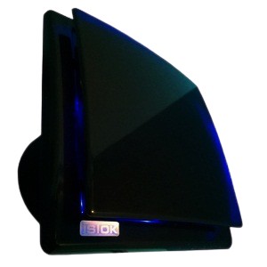 OK Black Blue wentylator z oświetleniem led