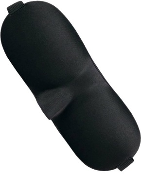 MASKA OPASKA NA OCZY DO SPANIA Usztywniana Na Gumkę Do Snu Z Nosem Satynowa