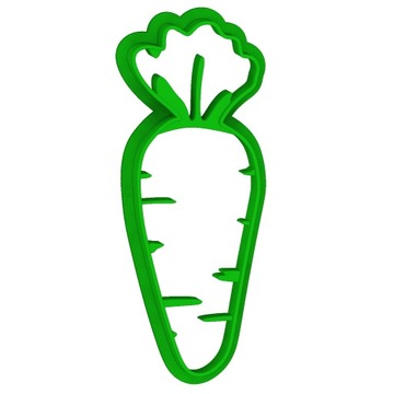 Foremka stempel do ciastek marchew marchewka 8cm
