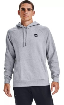 СПОРТИВНАЯ РУБАШКА МУЖСКАЯ С КАПЮШОНОМ UNDER ARMOR, СЕРАЯ S