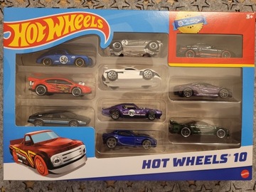 HOT WHEELS 10 pak ZESTAW AUTEK 1:64