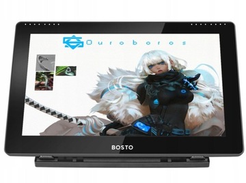 Графический планшет BOSTO 16HD с диагональю 15,6 дюйма и пером