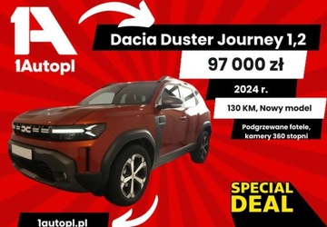 Dacia Duster II SUV Facelifting 1.3 TCe 130KM 2024 Dacia Duster Dacia Duster 1.3 TCe Journey 1.3 Benzyna 130KM