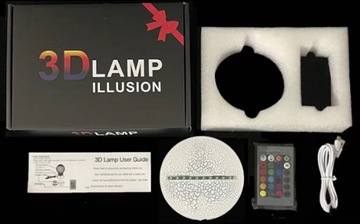 3D светодиодный USB-ночник ФК Реал Мадрид Футбол 16 цветов День защиты детей