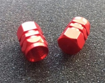 Колпачки клапанов Red Alu Keiti 2 шт + Бесплатно