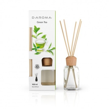 Dyfuzor zapachowy D-aroma Reed Diffuzer 100ml Green Tea Odświeżacz