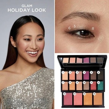 LANCOME paleta cienie brozner rozświetlacze 23g