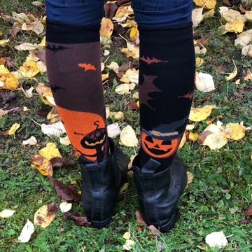 Гольфы для верховой езды с рисунком - Хэллоуин