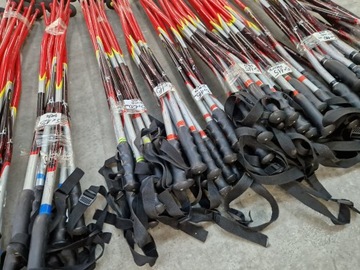 Пакет палок, лыжные палки для взрослых и пожилых людей. Размер 50 пар / 25 зл.