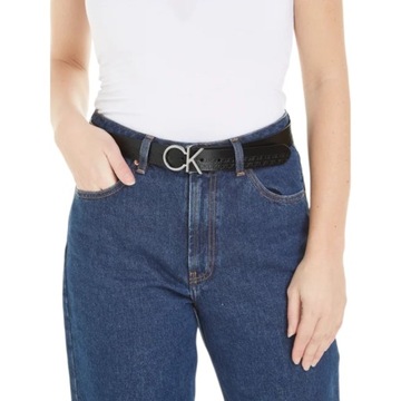 CALVIN KLEIN DAMSKI PASEK RE-LOCK CK CZARNY r.85