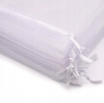 СУМКА ИЗ ОРГАНЗЫ СУМОЧКИ ДЛЯ ЮВЕЛИРНЫХ УКРАШЕНИЙ 100 ШТ. НА СВАДЬБУ, РОЖДЕСТВО